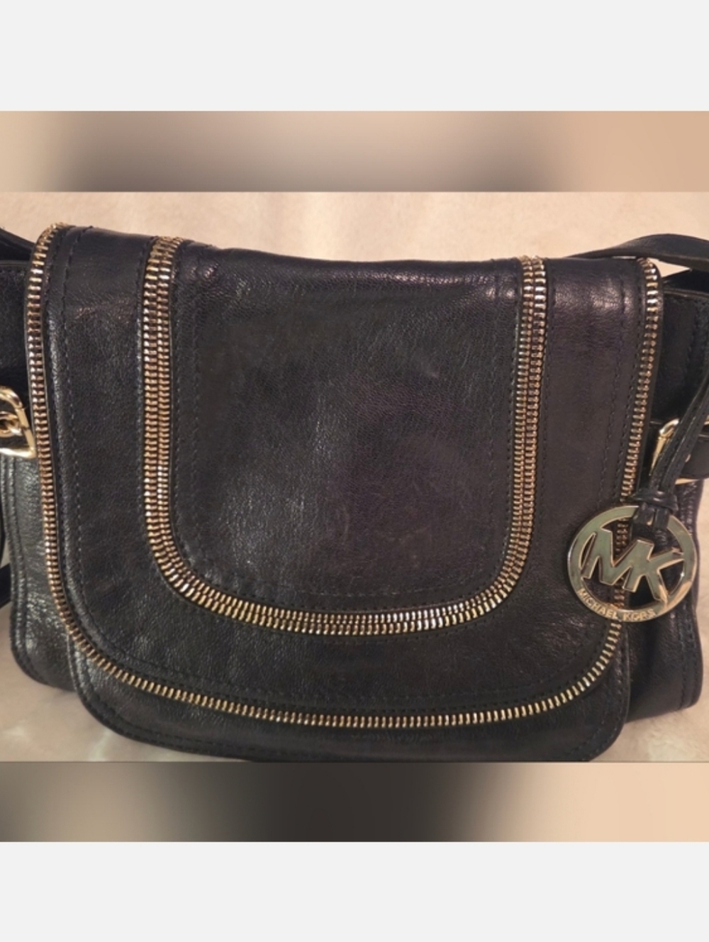 Michael Kors Naomi Dark Blue Crossbody